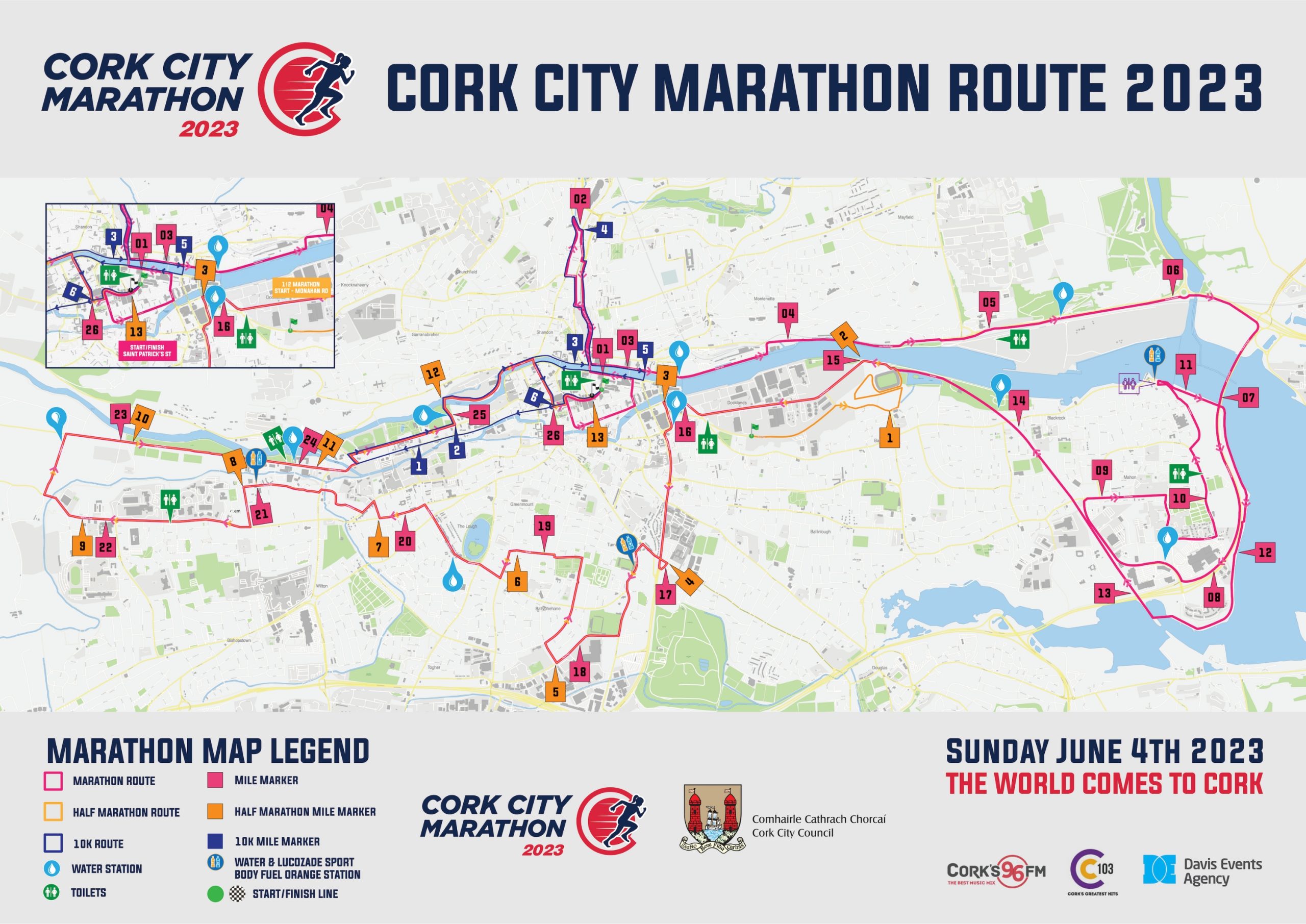 Cork City Marathon 4/06/23 Road Closure Information Cork Safety