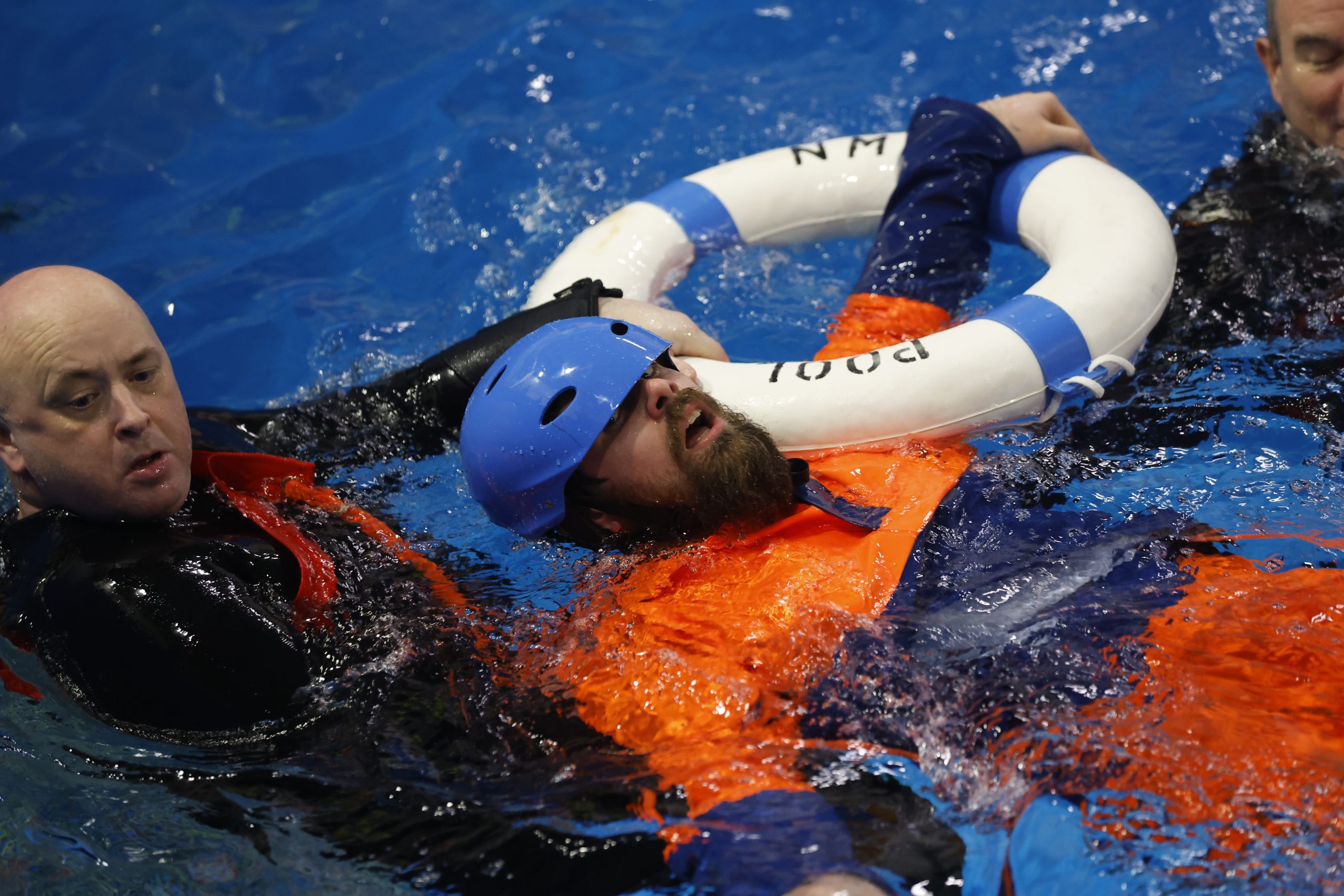 BIM RNLI Announce Cork Date For 2024 Man Overboard Challenge Do YOU   MOB No PFD RNLI Rescue Looking At Camera 03022023 Scaled 