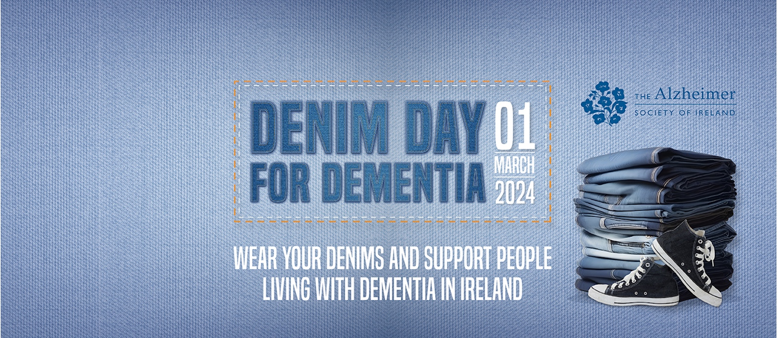 The Alzheimer Society of Ireland Launches Denim Day for Dementia 2024