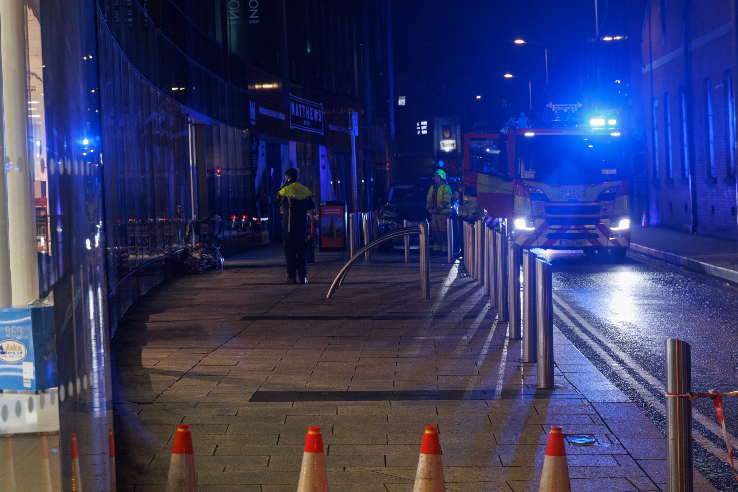 Emergency Services Respond to Series of Fires in Cork City Centre 